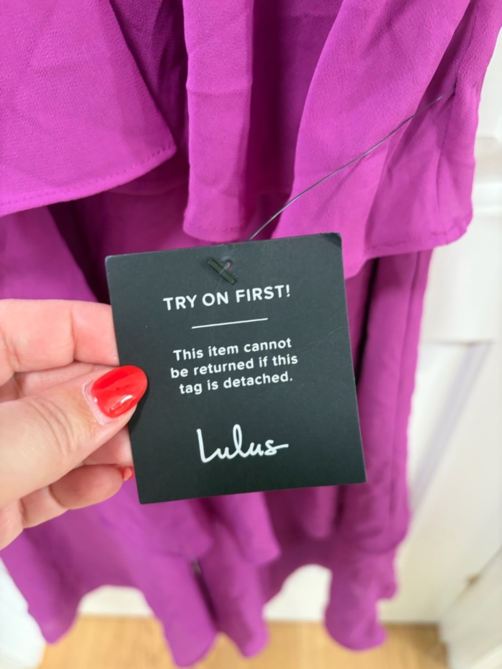 Lulus Celebration Time NWT size Medium Purple Sleeveless Tiered Midi Dress - Picture 5 of 12